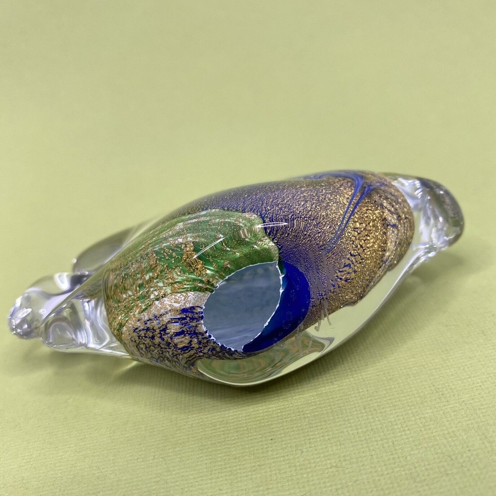 Josef Marcolin Sweden Art Glass Fish Paperweight - Picture 8 of 9